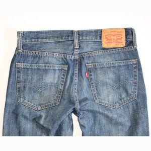 Levis 527 Low Boot Cut Mens Blue Jeans Sz 32 x 34